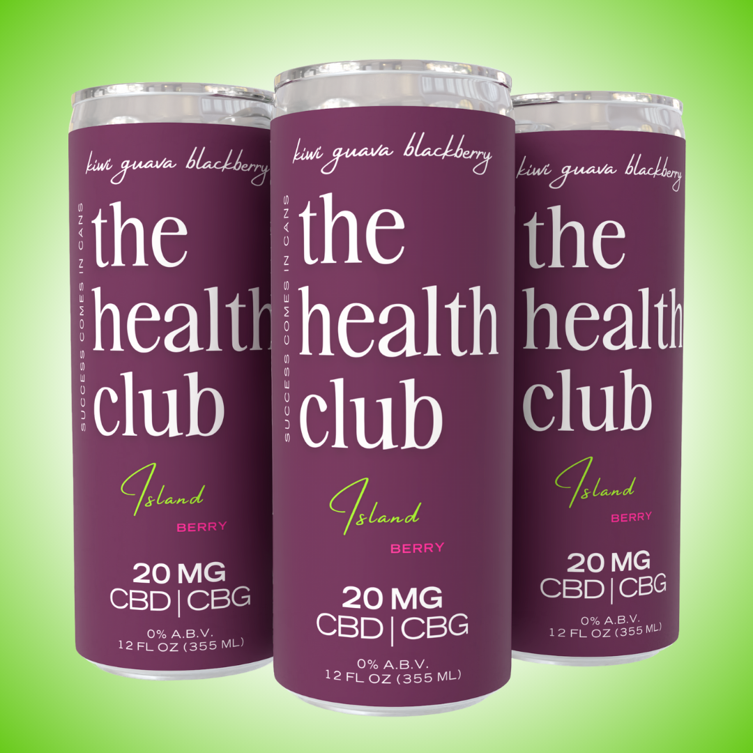 Island Berry | 20mg CBD/CBG Kiwi Guava Blackberry Seltzer
