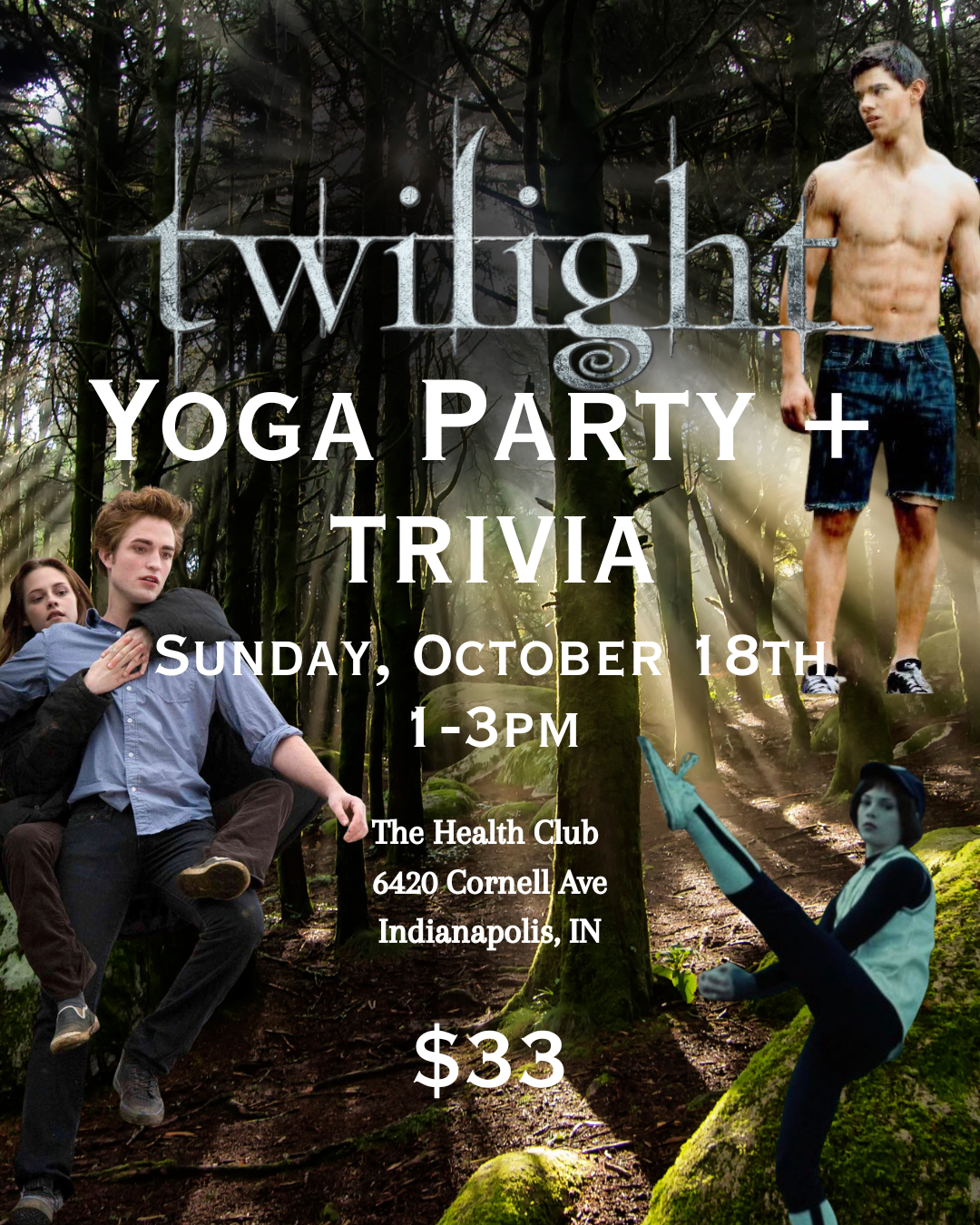 Twilight Yoga Party and Trivia