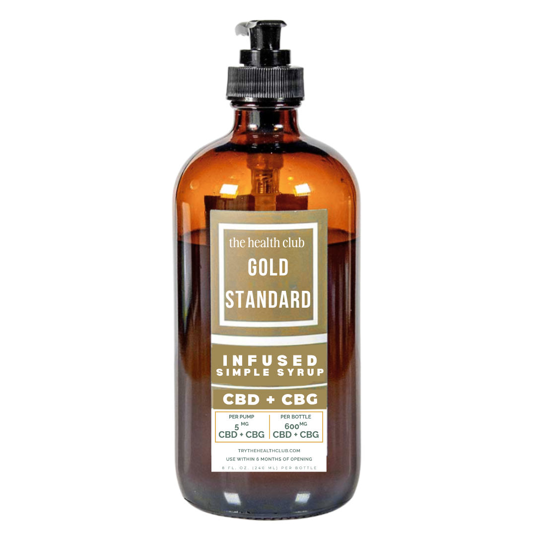 Gold Standard | CBD & CBG Infused Simple Syrup