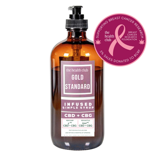 Gold Standard | CBD & CBG Infused Simple Syrup