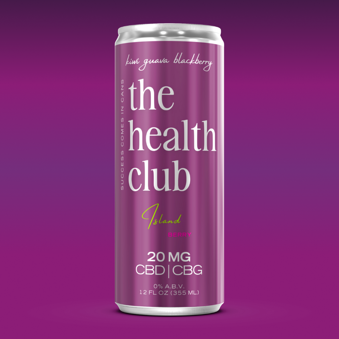 Island Berry | 20mg CBD/CBG Kiwi Guava Blackberry Seltzer