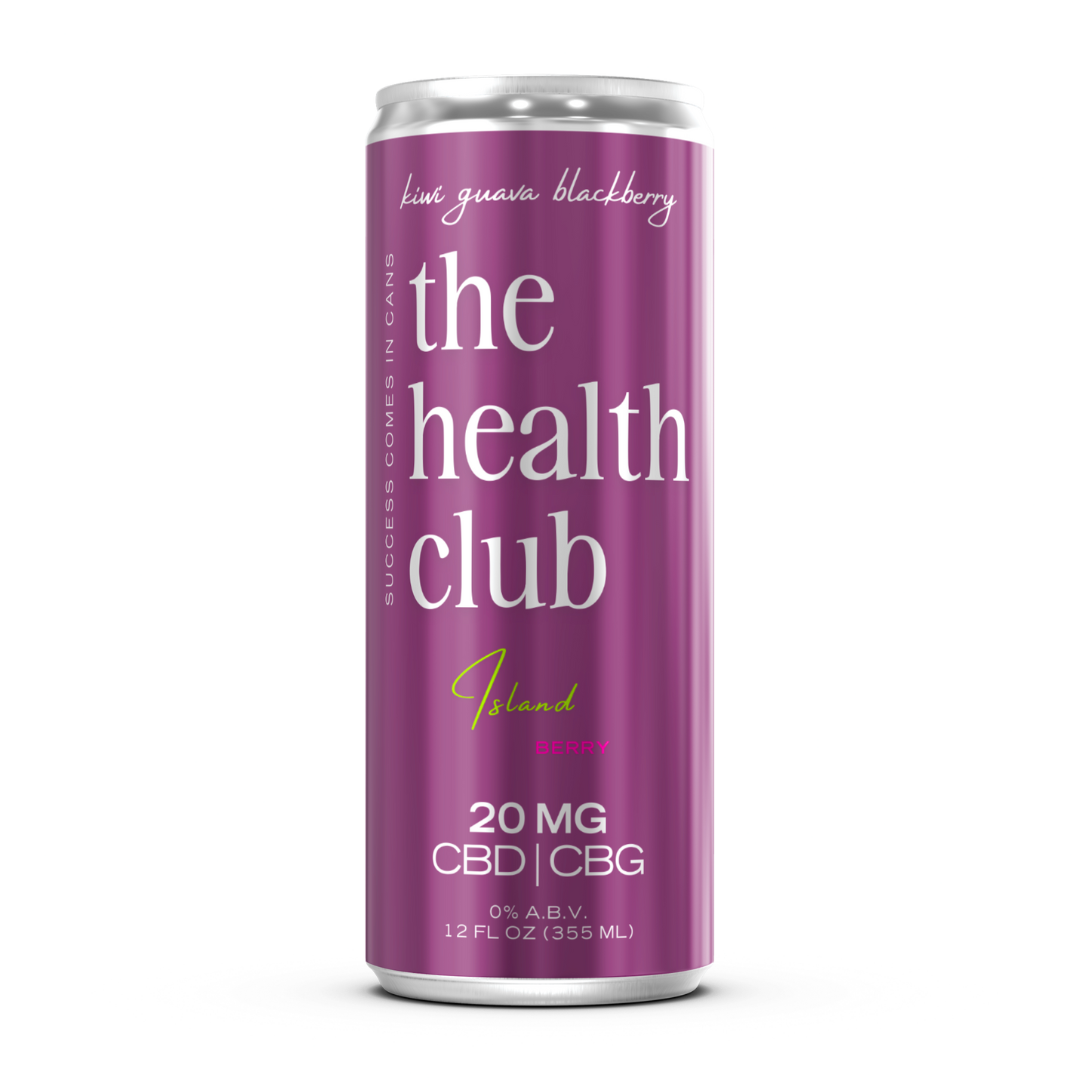 Island Berry | 20mg CBD/CBG Kiwi Guava Blackberry Seltzer