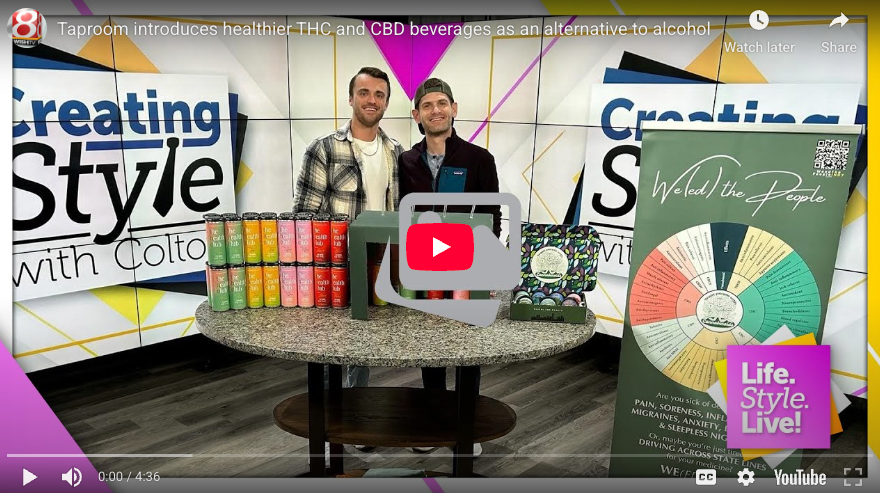 News: Taproom introduces healthier THC and CBD beverages as an alternative to alcohol