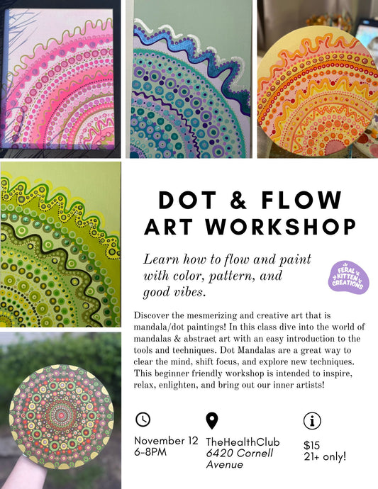 Dot and Flow Art Workshop 11/12