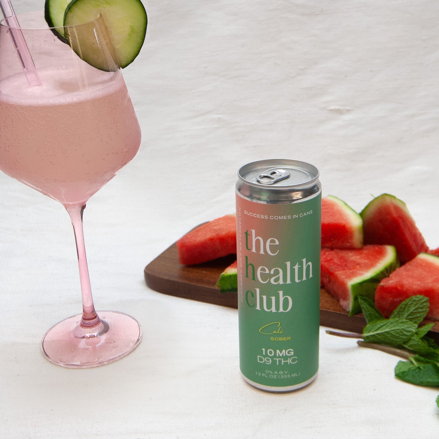12 oz. Cucumber Mint Watermelon (10 mg THC)