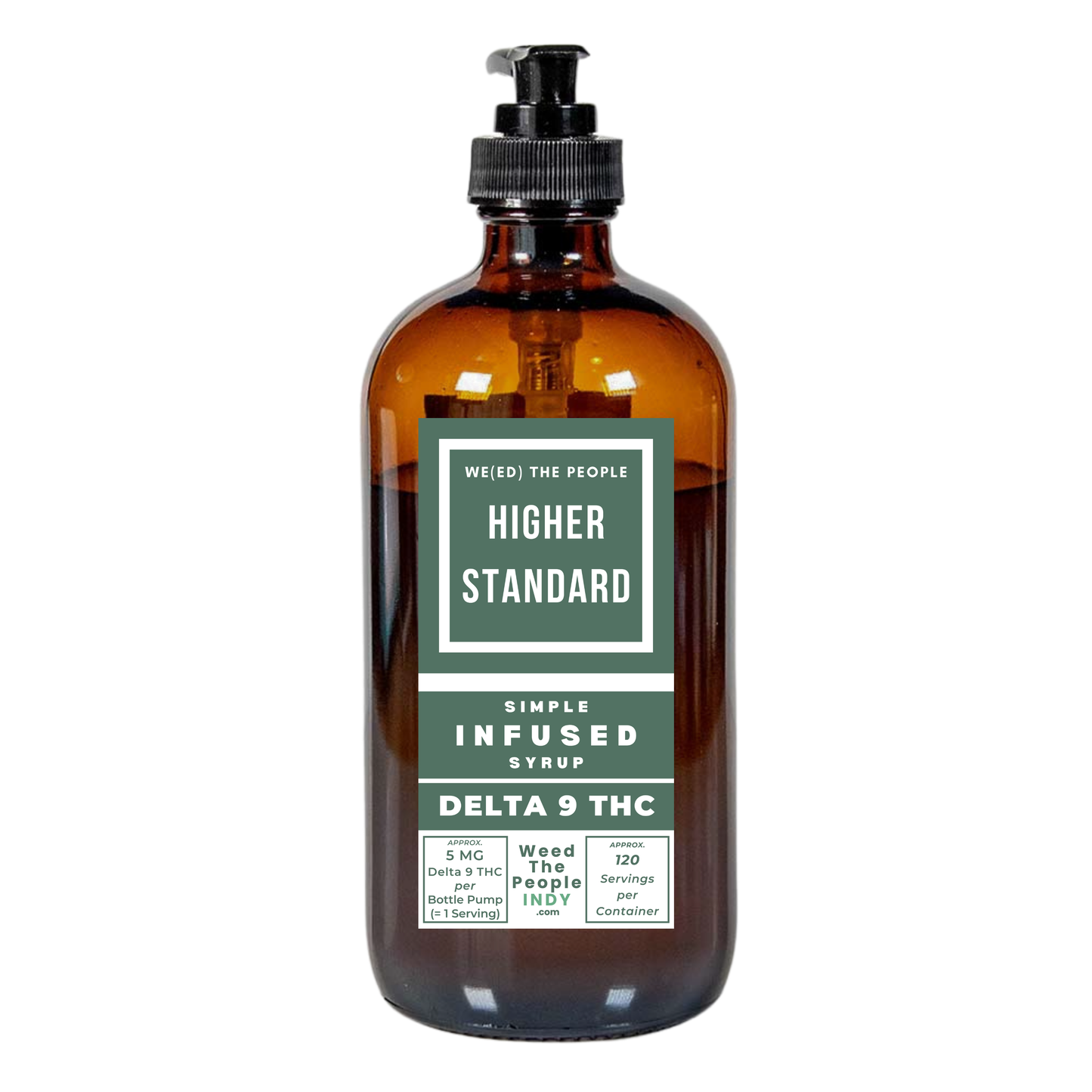 HIGHER STANDARD | Delta 9 THC Infused Simple Syrup