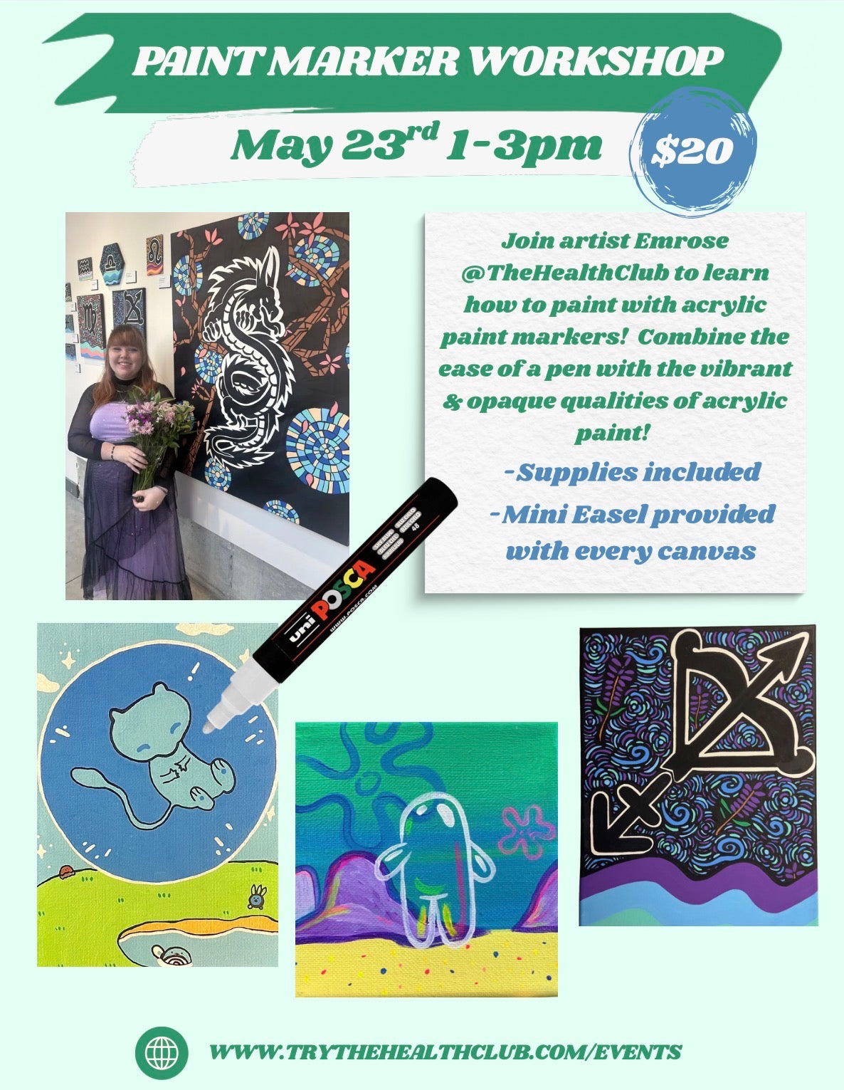 Paint Marker Workshop  - May 23rd