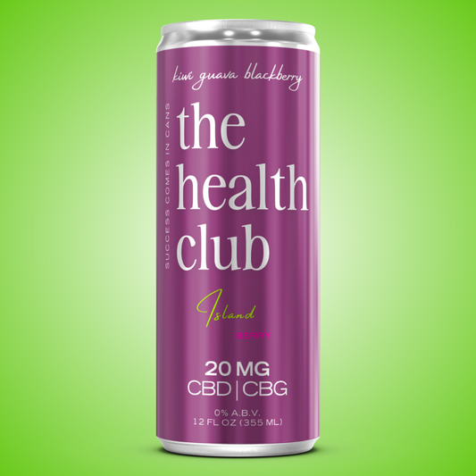 Island Berry | 20mg CBD/CBG Kiwi Guava Blackberry Seltzer