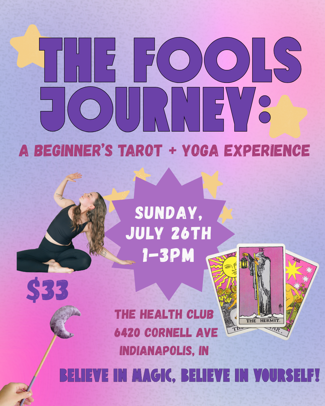The Fool's Journey: A Beginner's Tarot and Yoga Experience