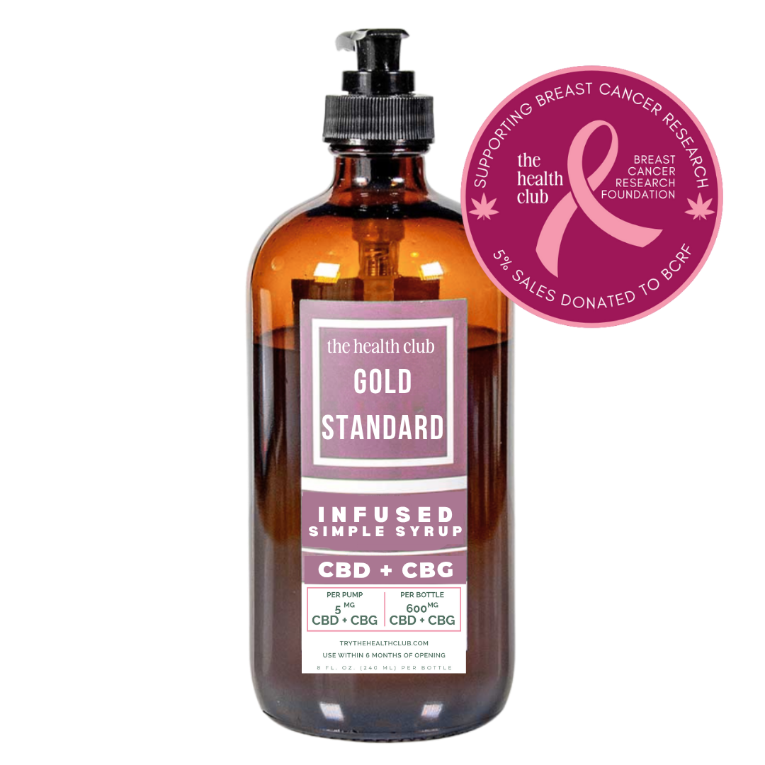 Gold Standard | CBD & CBG Infused Simple Syrup