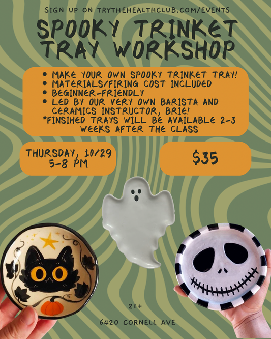 Ceramic Spooky Trinket Tray Workshop - 10/29